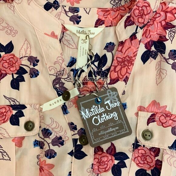 Matilda Jane | Livery Millie Top Once Upon A Time Floral Top Blouse - Picture 8 of 9